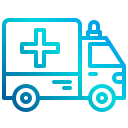 external ambulance-hospital-and-healthcare-xnimrodx-lineal-gradient-xnimrodx icon