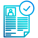 external approve-freelancer-xnimrodx-lineal-gradient-xnimrodx icon