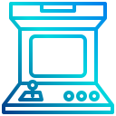 external arcade-game-game-xnimrodx-lineal-gradient-xnimrodx icon