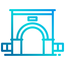 external arch-city-scape-xnimrodx-lineal-gradient-xnimrodx icon