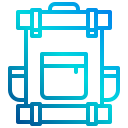 external backpack-adventure-and-camping-xnimrodx-lineal-gradient-xnimrodx icon