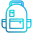 external backpack-camping-and-outdoor-xnimrodx-lineal-gradient-xnimrodx icon