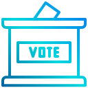 external ballot-box-politics-xnimrodx-lineal-gradient-xnimrodx icon