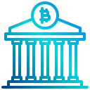 external bank-bitcoin-xnimrodx-lineal-gradient-xnimrodx icon