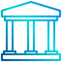 external bank-finance-xnimrodx-lineal-gradient-xnimrodx icon