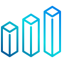 external bar-chart-infographic-and-chart-xnimrodx-lineal-gradient-xnimrodx-2 icon