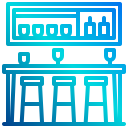 external bar-hotel-xnimrodx-lineal-gradient-xnimrodx icon