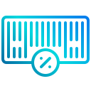 external barcode-black-friday-xnimrodx-lineal-gradient-xnimrodx icon