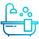 external bathing-stay-at-home-xnimrodx-lineal-gradient-xnimrodx icon