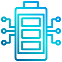 external battery-ai-xnimrodx-lineal-gradient-xnimrodx icon