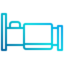 external bed-holiday-xnimrodx-lineal-gradient-xnimrodx icon