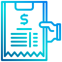 external bill-bill-and-payment-method-xnimrodx-lineal-gradient-xnimrodx-2 icon