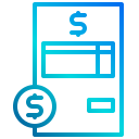 external bill-bill-and-payment-method-xnimrodx-lineal-gradient-xnimrodx icon