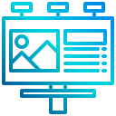 external billboard-seo-and-marketing-xnimrodx-lineal-gradient-xnimrodx icon