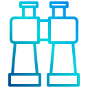 external binocular-camping-xnimrodx-lineal-gradient-xnimrodx icon