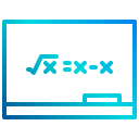 external blackboard-back-to-school-xnimrodx-lineal-gradient-xnimrodx icon