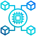 external blockchain-ai-xnimrodx-lineal-gradient-xnimrodx icon