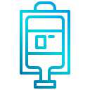 external blood-bag-hospital-and-healthcare-xnimrodx-lineal-gradient-xnimrodx icon