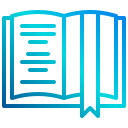 external book-education-xnimrodx-lineal-gradient-xnimrodx-2 icon