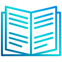 external book-education-xnimrodx-lineal-gradient-xnimrodx-3 icon