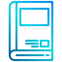 external book-education-xnimrodx-lineal-gradient-xnimrodx icon