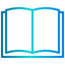 external book-mall-xnimrodx-lineal-gradient-xnimrodx icon