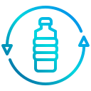 external bottle-ecology-and-energy-xnimrodx-lineal-gradient-xnimrodx icon