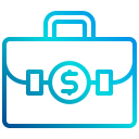 external briefcase-banking-and-financial-xnimrodx-lineal-gradient-xnimrodx icon