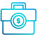 external briefcase-fintech-xnimrodx-lineal-gradient-xnimrodx icon