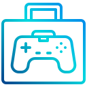 external briefcase-game-development-xnimrodx-lineal-gradient-xnimrodx icon