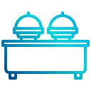 external buffet-event-and-festival-xnimrodx-lineal-gradient-xnimrodx icon