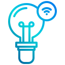 external bulb-intelligence-device-xnimrodx-lineal-gradient-xnimrodx icon