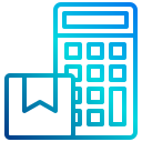 external calculator-export-and-delivery-xnimrodx-lineal-gradient-xnimrodx icon