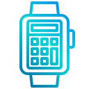 external calculator-smartwatch-xnimrodx-lineal-gradient-xnimrodx icon