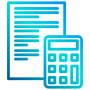 external calculator-team-management-xnimrodx-lineal-gradient-xnimrodx icon