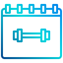 external calendar-fitness-and-diet-xnimrodx-lineal-gradient-xnimrodx icon