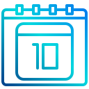 external calendar-project-management-xnimrodx-lineal-gradient-xnimrodx icon