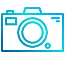 external camera-art-and-design-studio-xnimrodx-lineal-gradient-xnimrodx icon