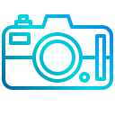 external camera-graphic-design-xnimrodx-lineal-gradient-xnimrodx icon