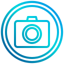 external camera-photography-xnimrodx-lineal-gradient-xnimrodx icon