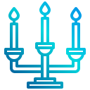 external candlestick-furniture-and-decoration-xnimrodx-lineal-gradient-xnimrodx icon