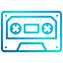 external cassette-music-xnimrodx-lineal-gradient-xnimrodx icon