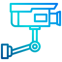 external cctv-accommodation-and-hotel-xnimrodx-lineal-gradient-xnimrodx-2 icon