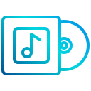 external cd-player-music-and-song-xnimrodx-lineal-gradient-xnimrodx icon
