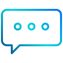 external chat-bubble-customer-service-xnimrodx-lineal-gradient-xnimrodx icon
