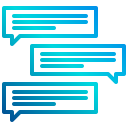 external chat-bubble-discussion-xnimrodx-lineal-gradient-xnimrodx icon