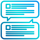 external chat-customer-service-xnimrodx-lineal-gradient-xnimrodx icon