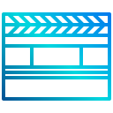 external clapper-entertainment-xnimrodx-lineal-gradient-xnimrodx icon