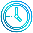 external clock-contact-us-xnimrodx-lineal-gradient-xnimrodx icon