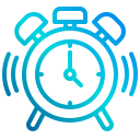 external clock-time-management-xnimrodx-lineal-gradient-xnimrodx icon